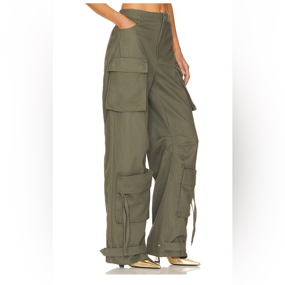 Steve Madden Duo cargo pants- olive- XS NWOT - Picture 2 of 7